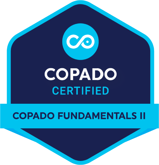 Copado Fundamentals II certification badge